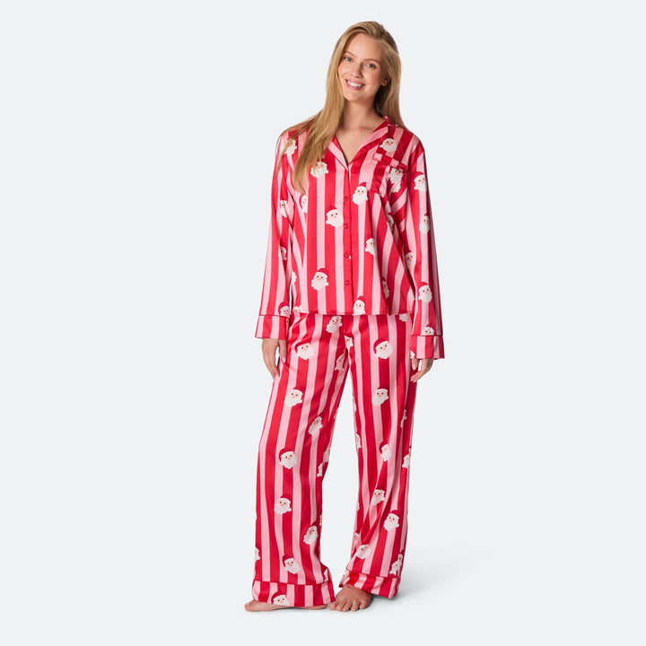 Stripete Sateng Julepysj Dame