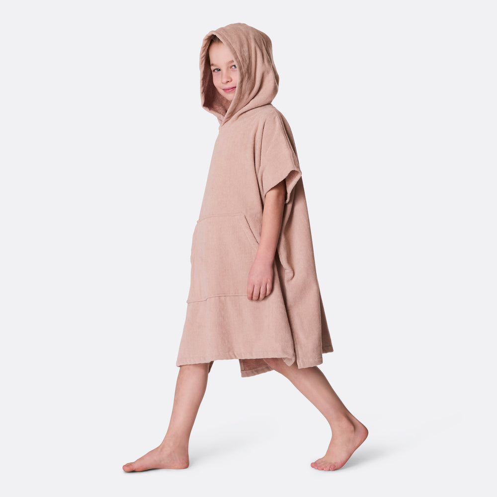 Beige Badeponcho Barn