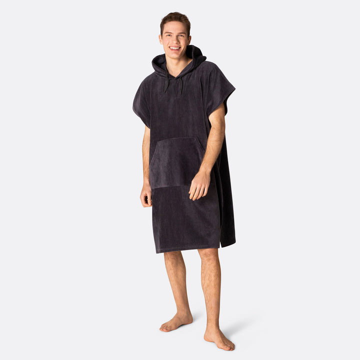 Koksgrå Badeponcho