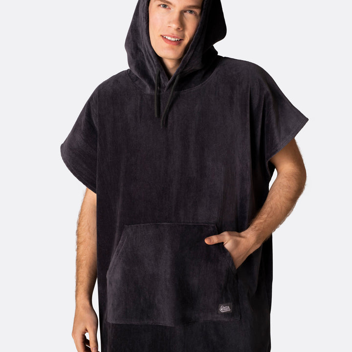 Koksgrå Badeponcho