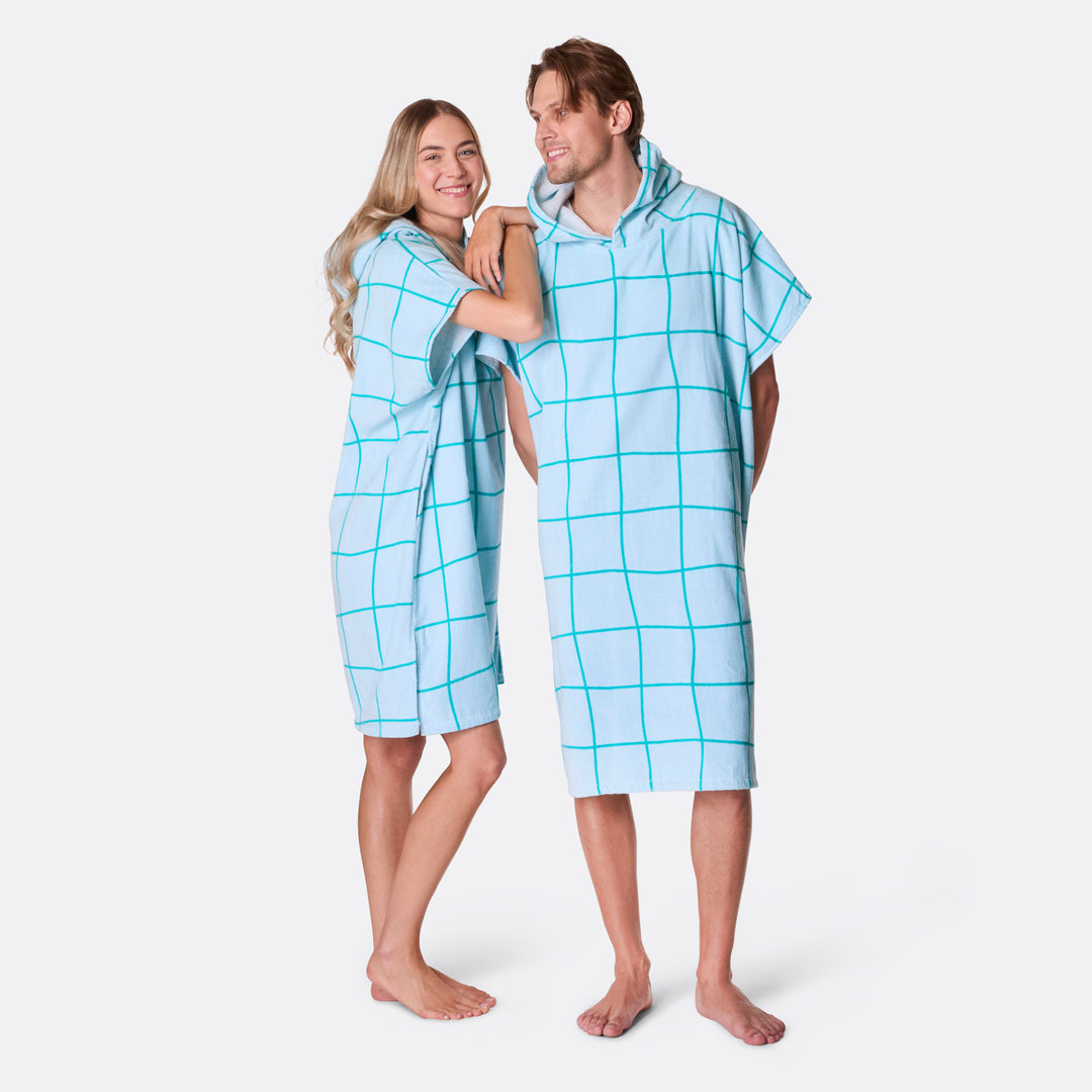 Blå Pool Badeponcho