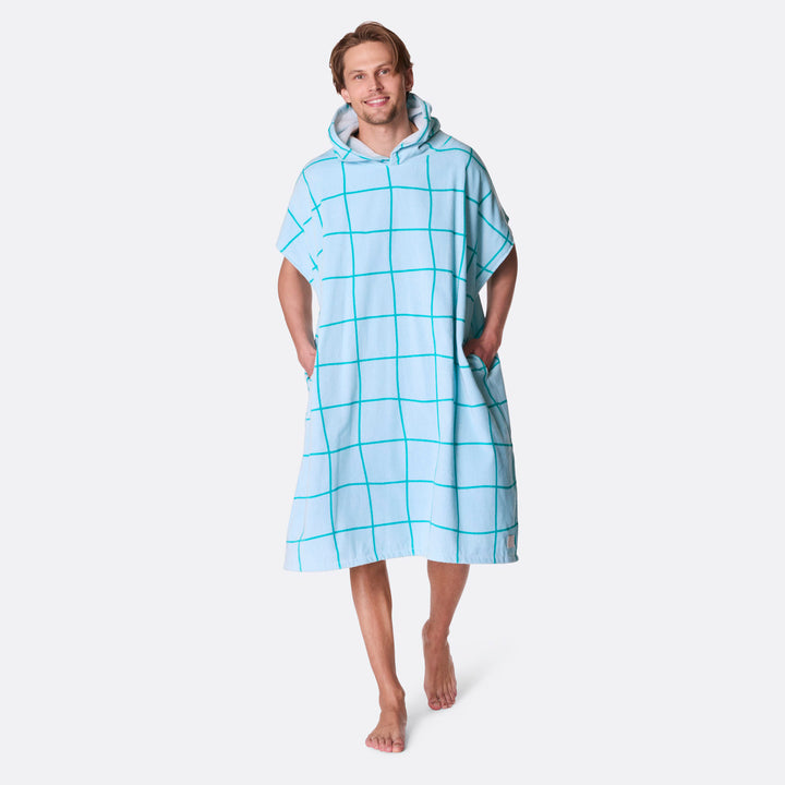 Blå Pool Badeponcho