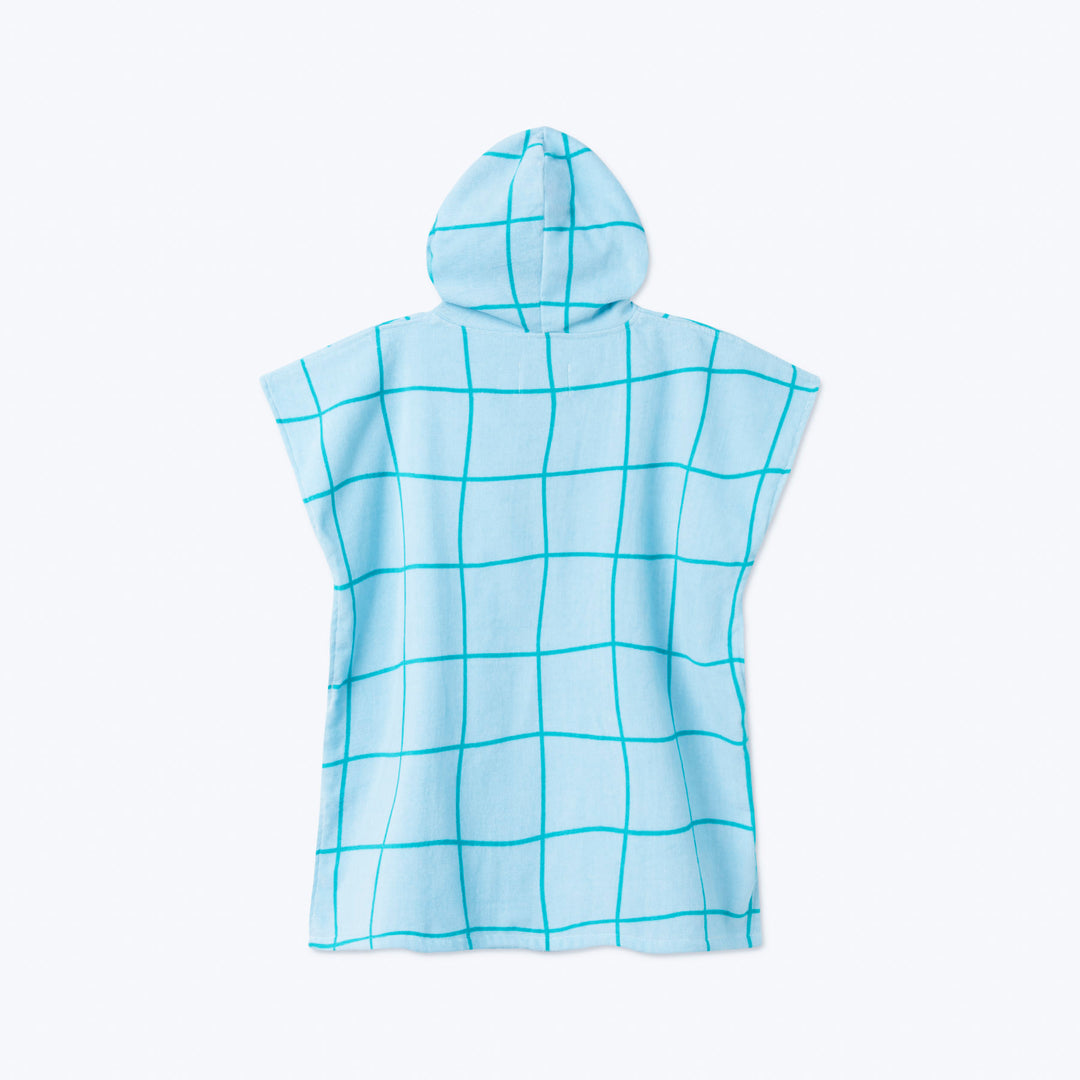 Blå Pool Badeponcho Barn