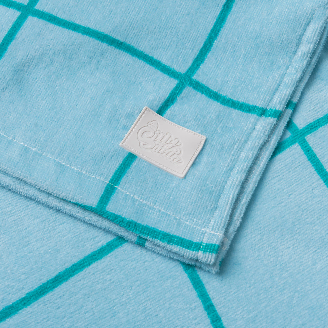 Blå Pool Badeponcho