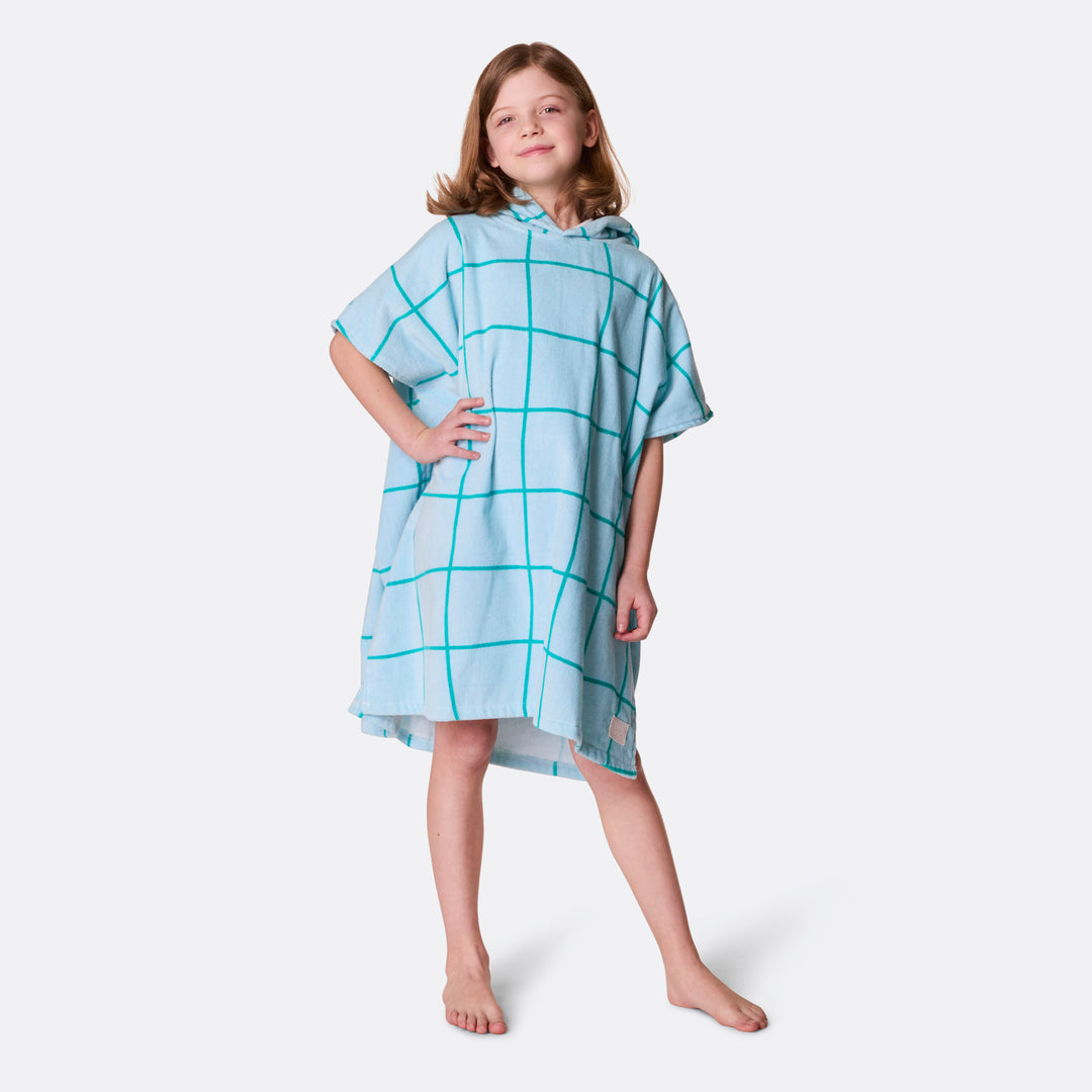 Blå Pool Badeponcho Barn