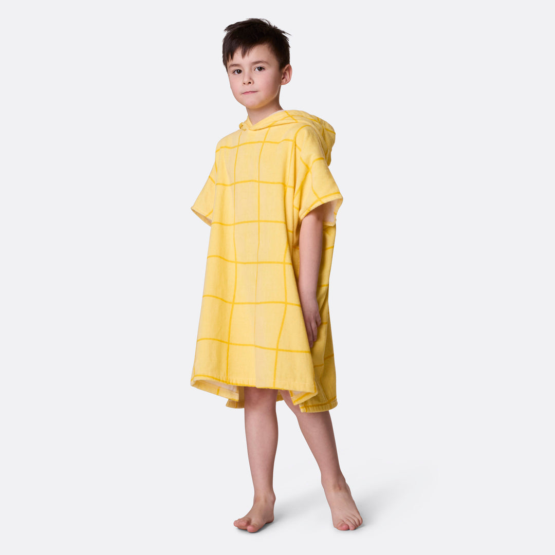 Gul Pool Badeponcho Barn