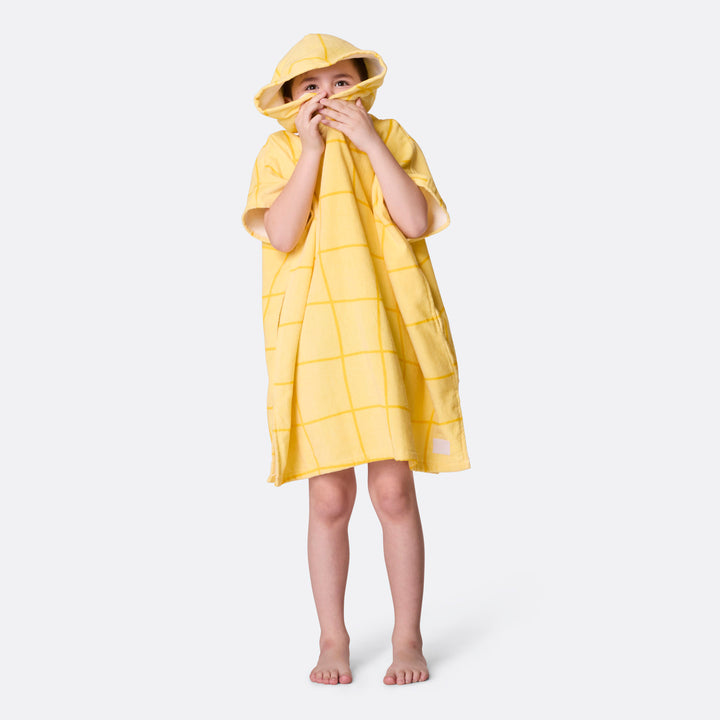 Gul Pool Badeponcho Barn