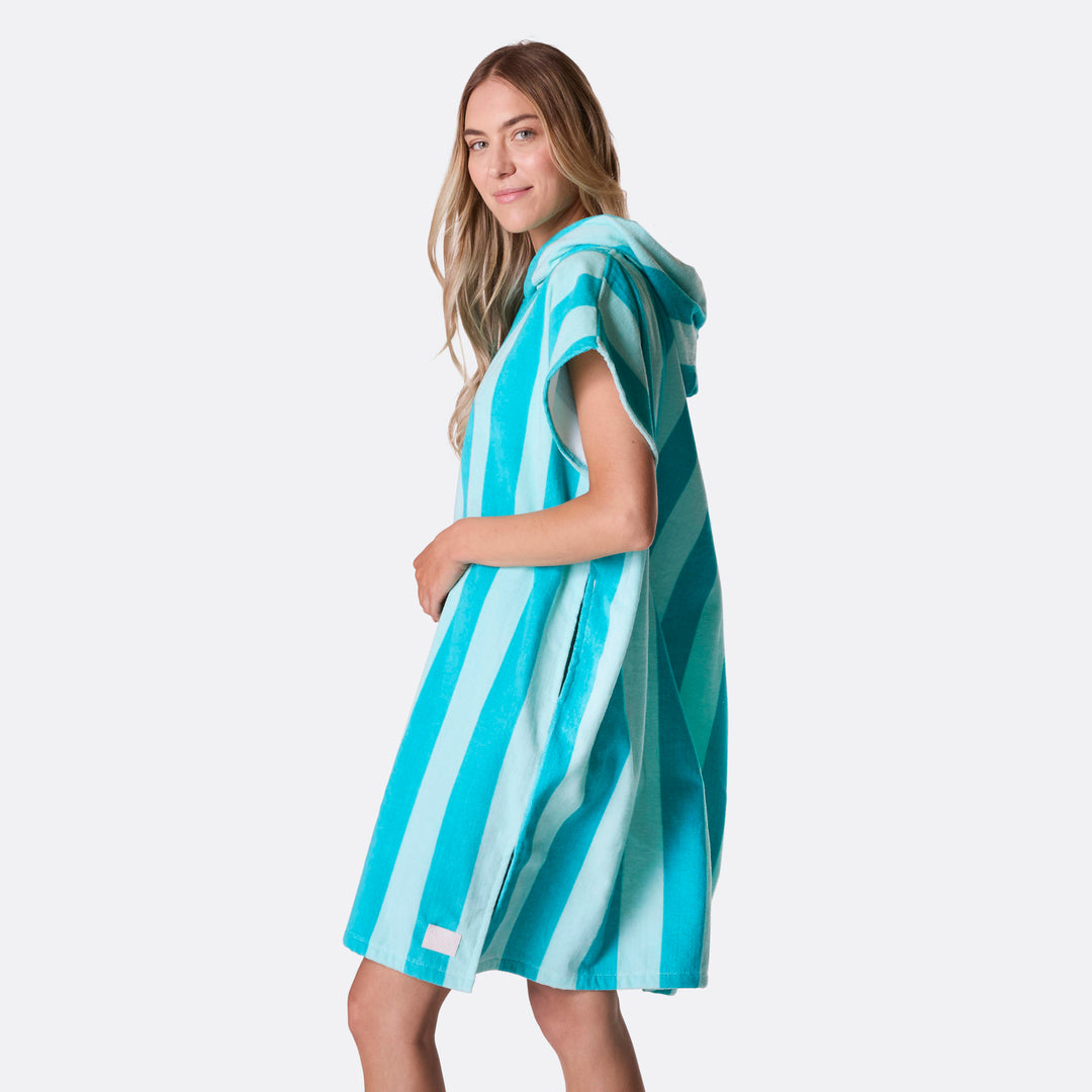 Korall Stripete Badeponcho