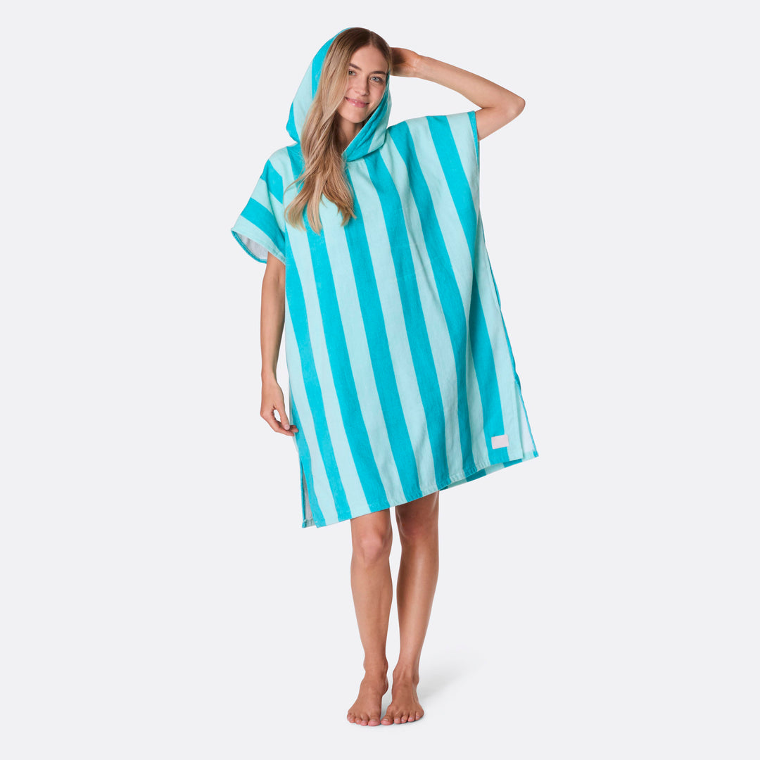 Korall Stripete Badeponcho
