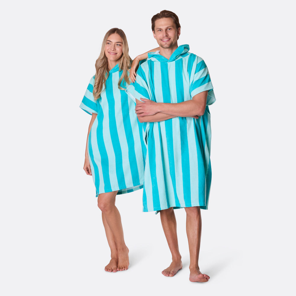 Korall Stripete Badeponcho