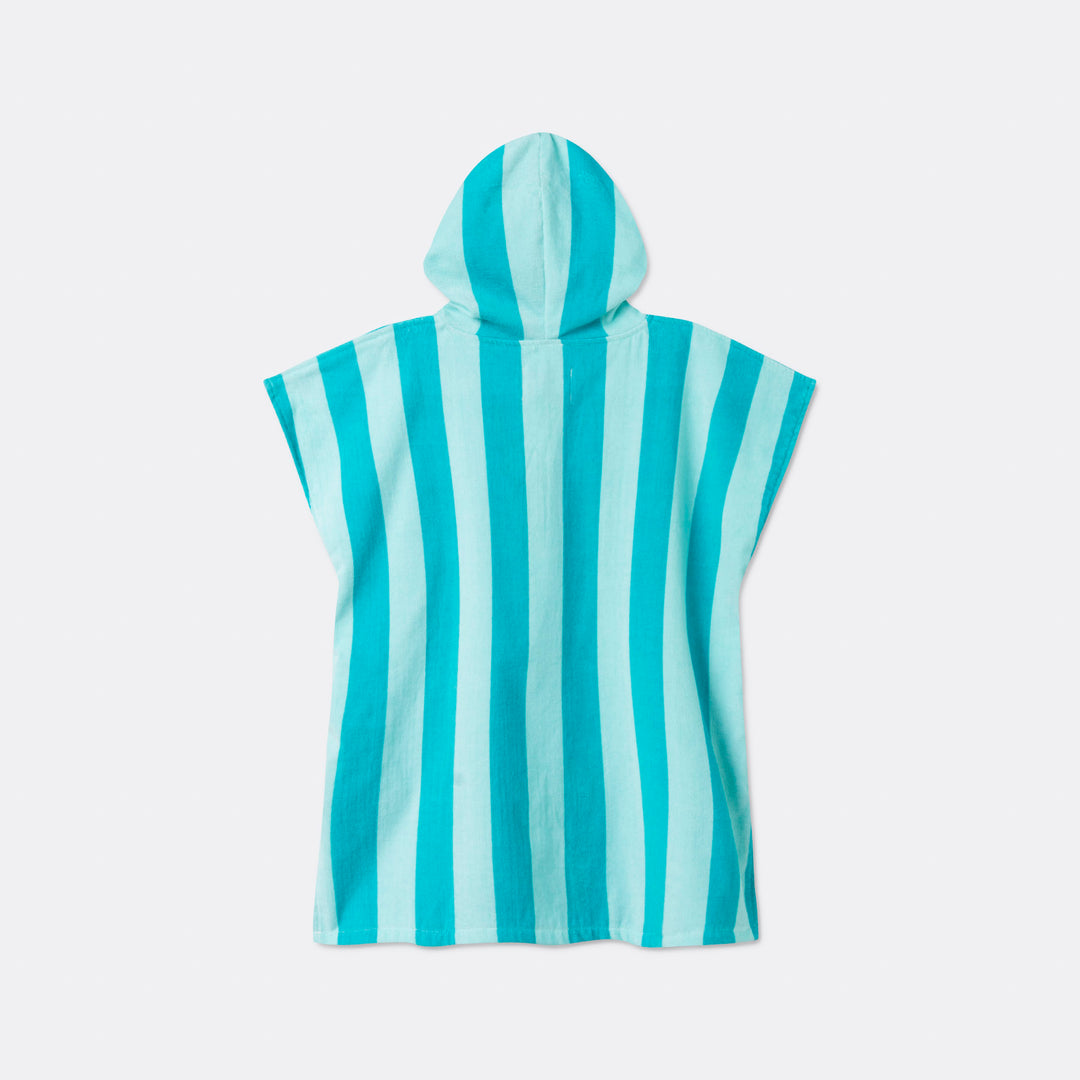 Korall Stripete Badeponcho Barn