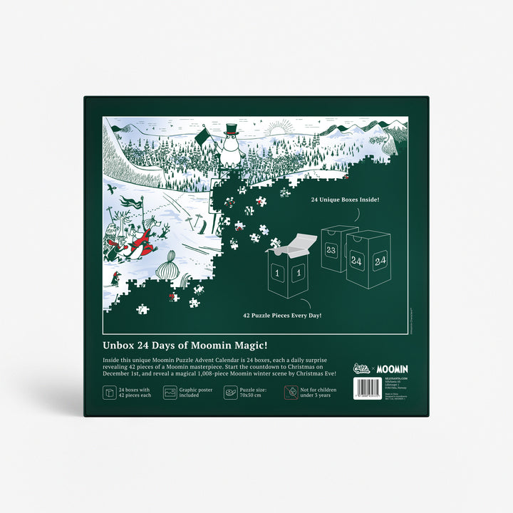 Mummi Puslespill Julekalender - 2nd Edition