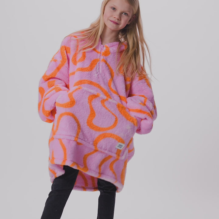 Rosa Wavy Teddy HappyHoodie Barn