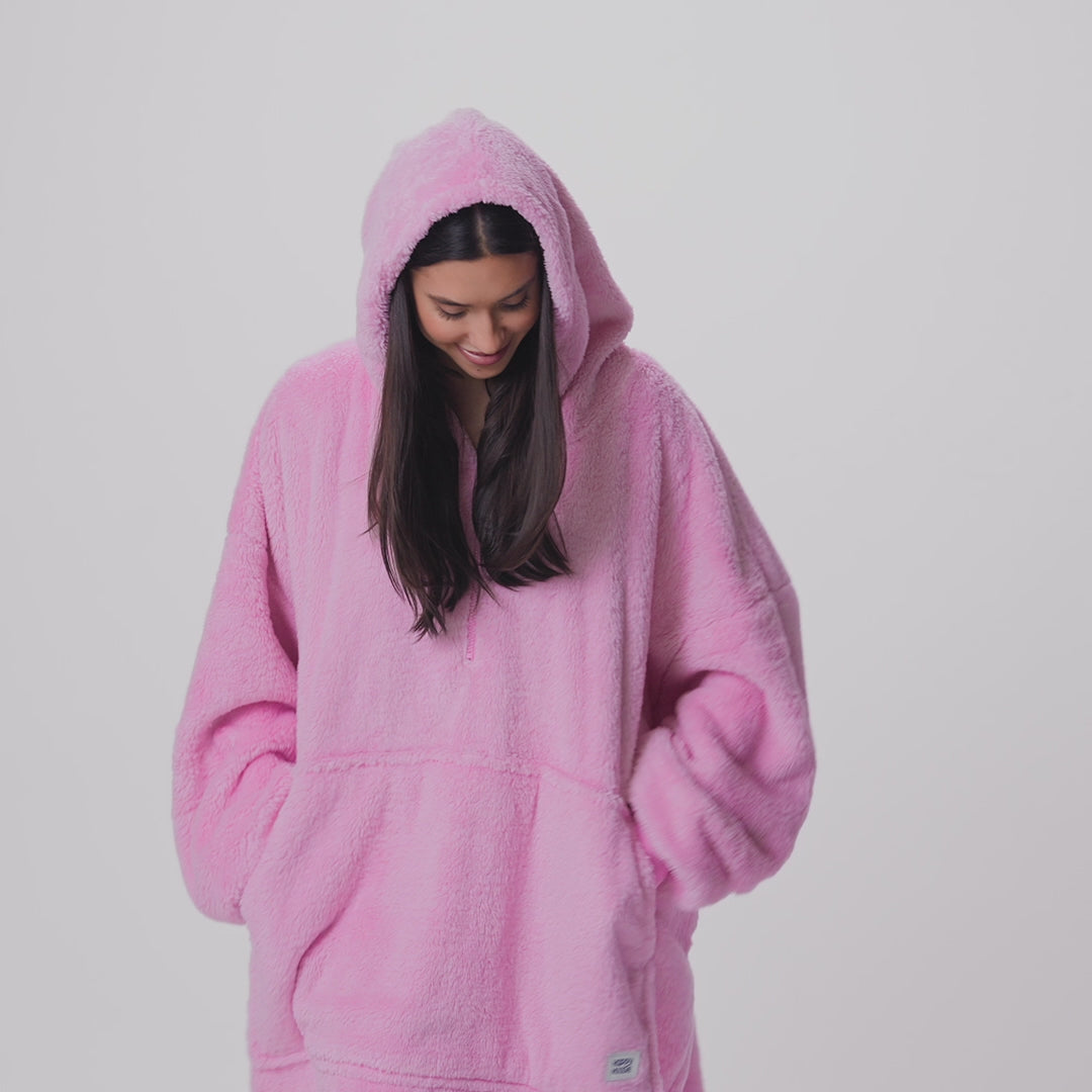 Rosa Teddy HappyHoodie