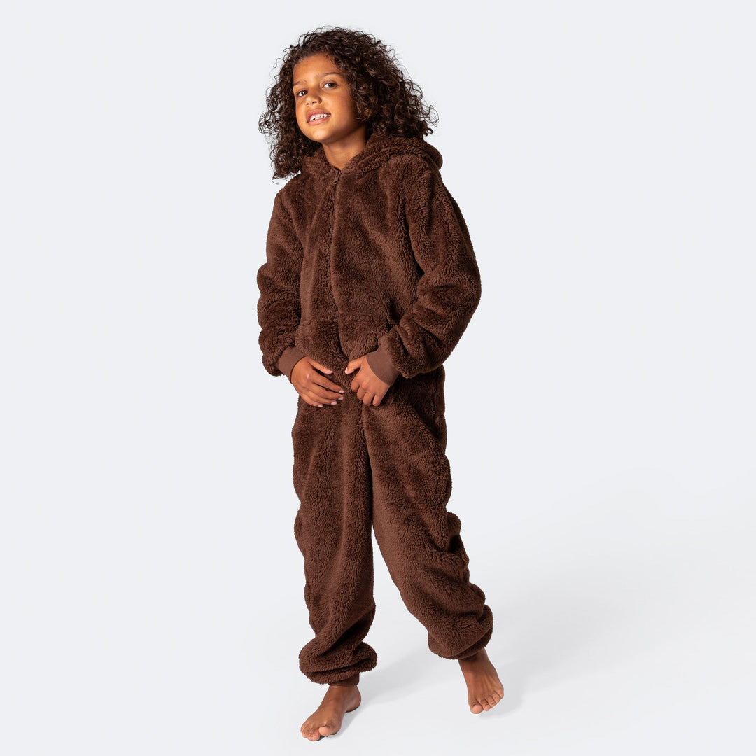 Brun Teddy Onesie Barn