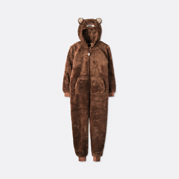 Brun Teddy Onesie Barn