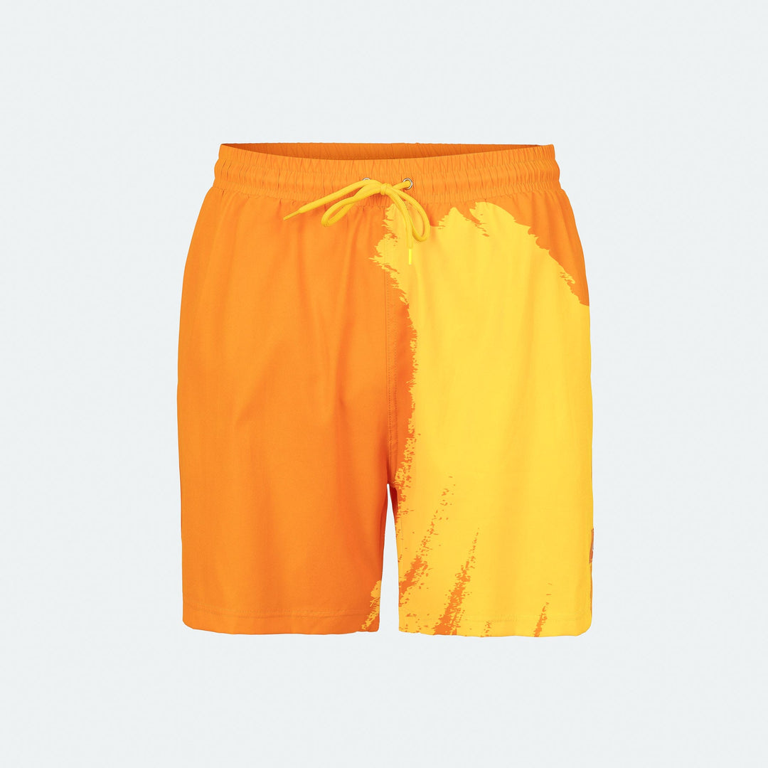 Fargeskiftende Badeshorts Oransje/Gul