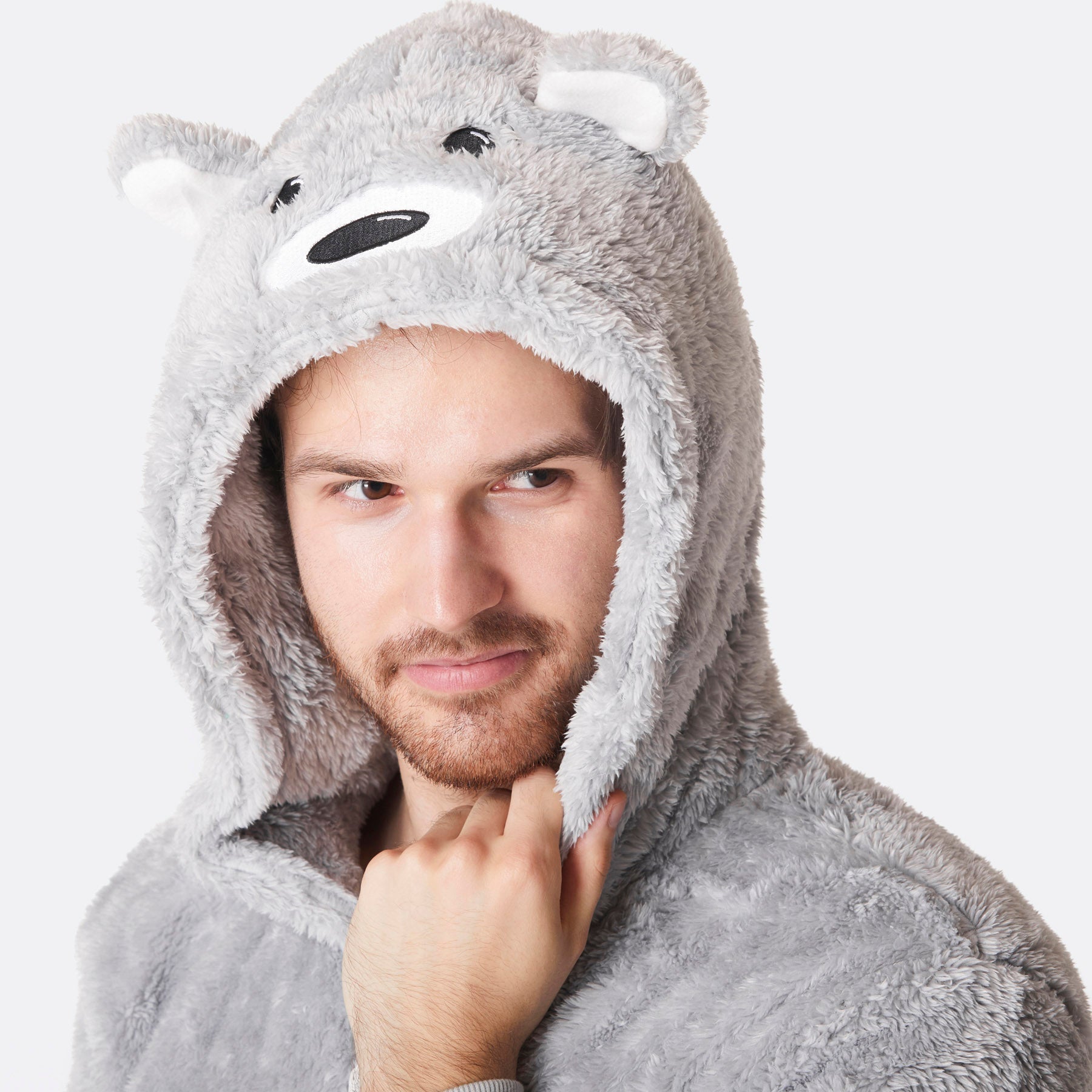 Varm og praktisk komfort i en stilfull onepiece herre – SillySanta.no
