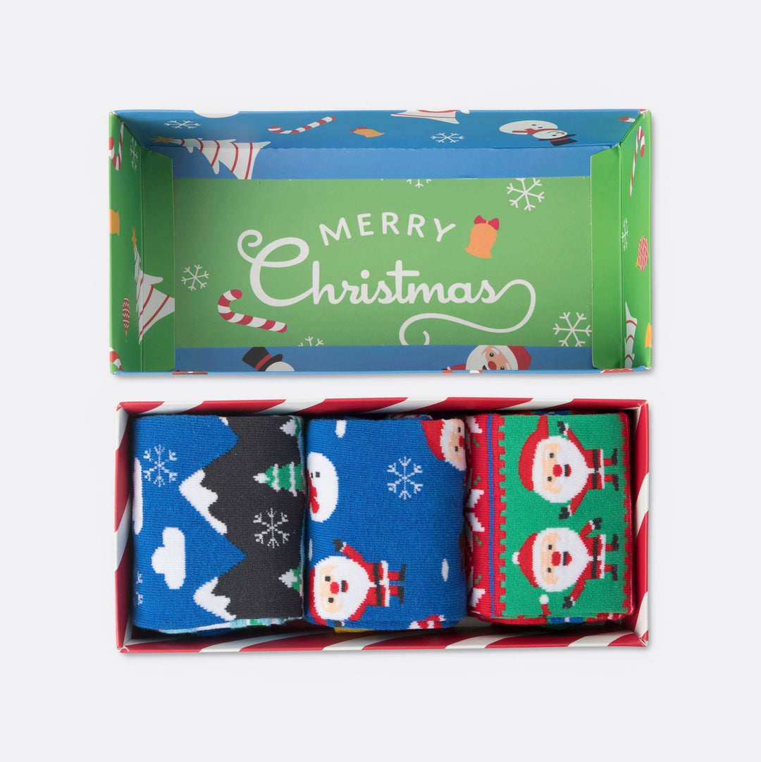 Julesokker Gaveeske Barn (3-Pack)