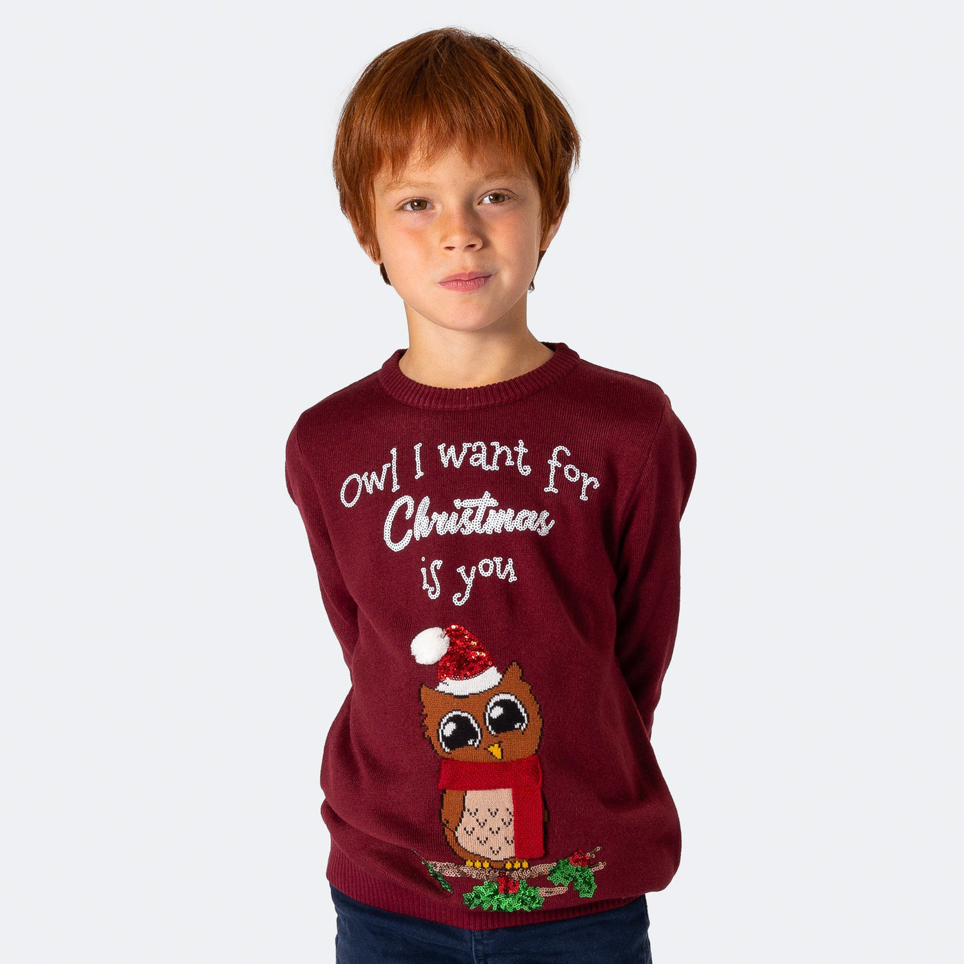 Owl I Want Julegenser Barn