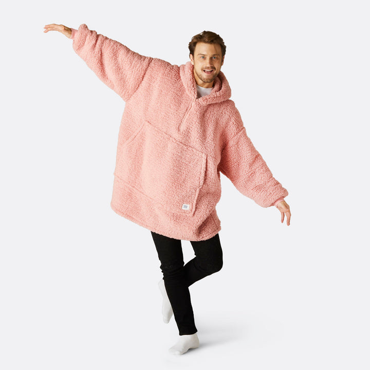 Rosa Sherpa HappyHoodie