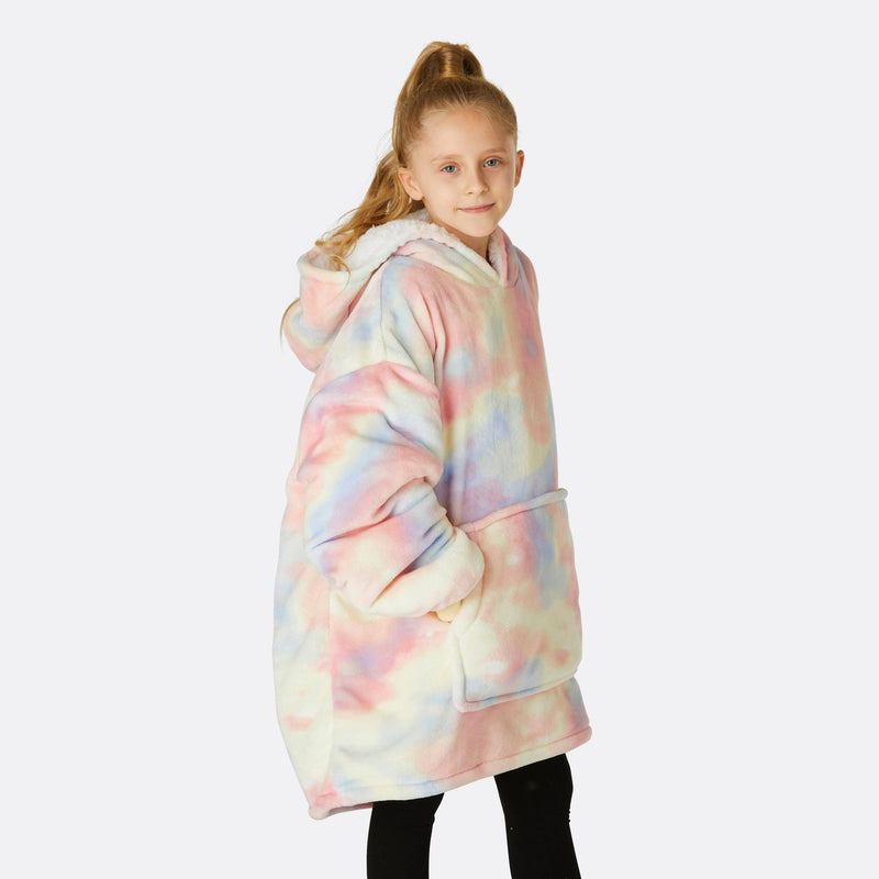 Tie Dye Pastell HappyHoodie Barn